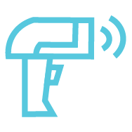 icon of a handheld barcode scanning device